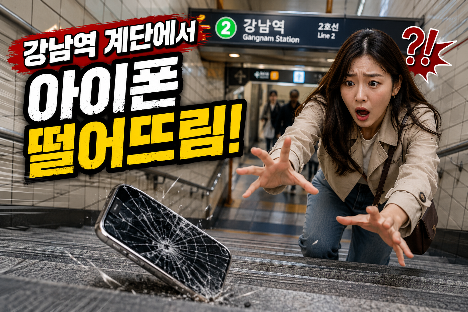 선릉점 애플 아이폰 아이폰15프로 계단에서 떨어뜨려 액정파손됨 수리사례 이미지 강남아이폰15프로액정수리 예약 당일 30분 데이터 그대로 선릉역 아이스마일어게인
